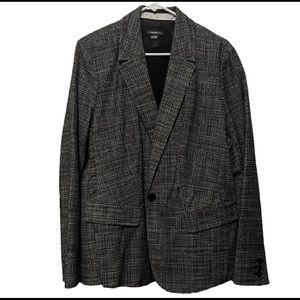 Lane Bryant Black & Grey Plus Size Blazer